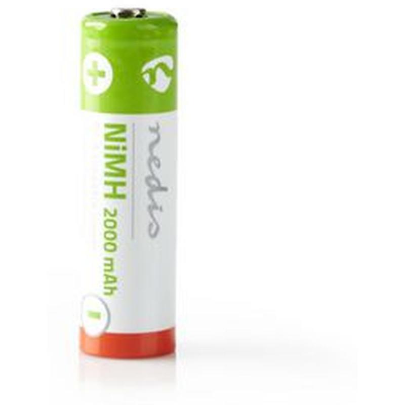 Nedis Rechargeable NiMH Battery AA 1.2 V 2000mAh 4pcs Blister