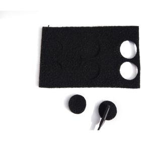 Rycote Black Undercovers (w/ 100XSTICKIES) - Pack/100USES