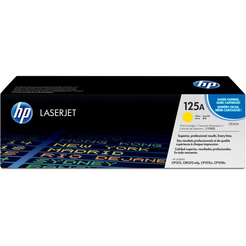 HP 125A Colour LaserJet Cartridge Yellow SC CB542A