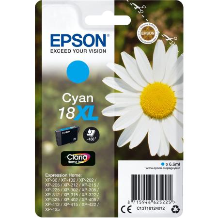 Epson 18XL Cyan HC 6.6ml EX Alarm T18124012