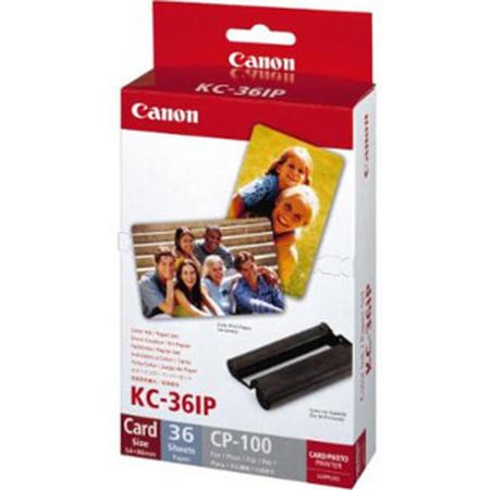 Canon KC-36IP Creditcard-Size 54x86mm Ink/Paper-Set