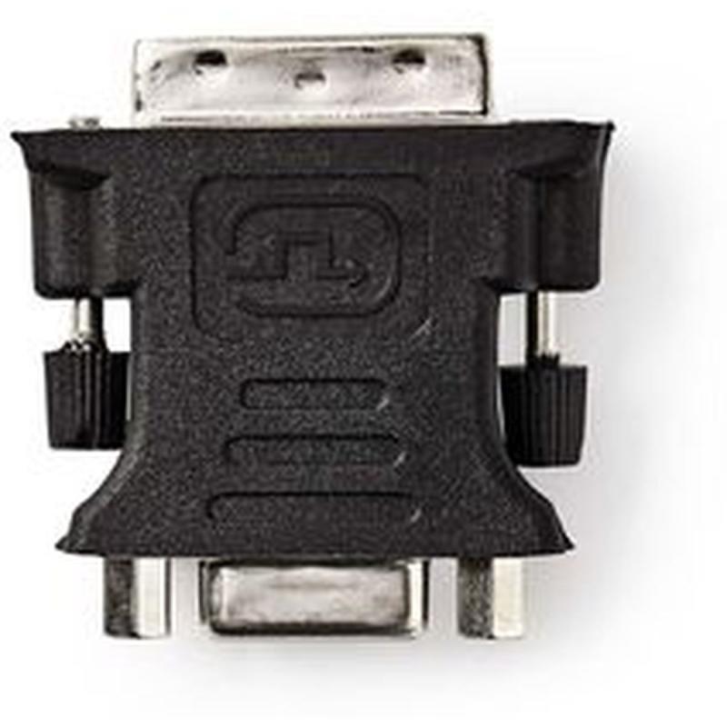 Nedis DVI-VGA-Adapter DVI-I 24 + 5-PINS M-VGA F BK