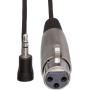 Hosa XVS-101F Camc.mic.cable XLR3F To R-Angle 3.5mm TRS 1FT