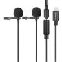 Boya Duo Clip-On Lavalier Microphone BY-M2D For iOS