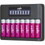 Jupio USB 8-SLOTS Octo Battery Charger LCD