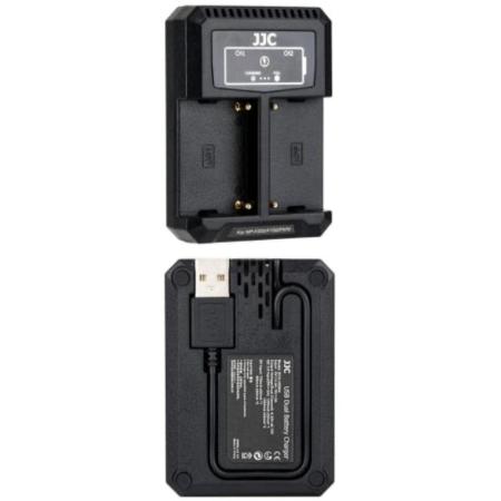 JJC Sony DCH-NPF USB Dual Battery Charger