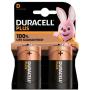 Duracell Alkaline Battery D 2 Pack