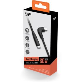 Silicon Power Boost Link USB Type-C Cable 1m (Nylon/Grey)