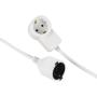 Hama Grounded Extension Cable Powerplug 3.0m White