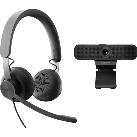 Logitech Wired Personal Video Collabkit UC - Graphite - EMEA