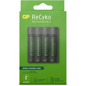 GP USB Battery Charger GP M451 4 X ReCyko AAA 950 mAh