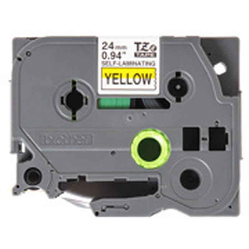 Brother TZESL651 Tape Black On Yellow 2