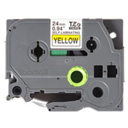 Brother TZESL651 Tape Black On Yellow 2