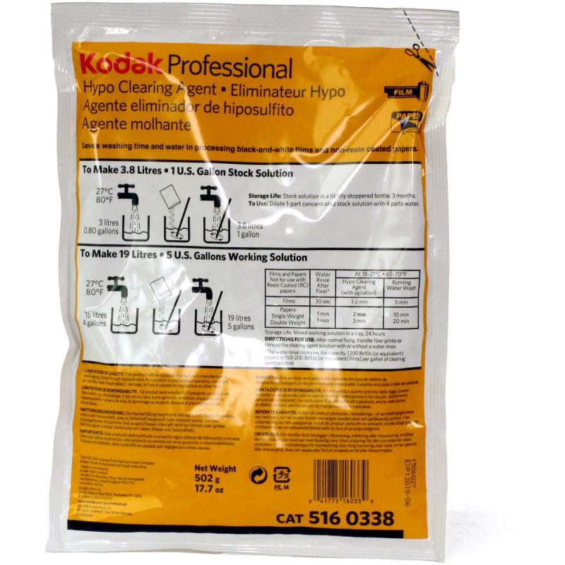 Kodak Hypo Clear Agnt PKT 0743 5GL
