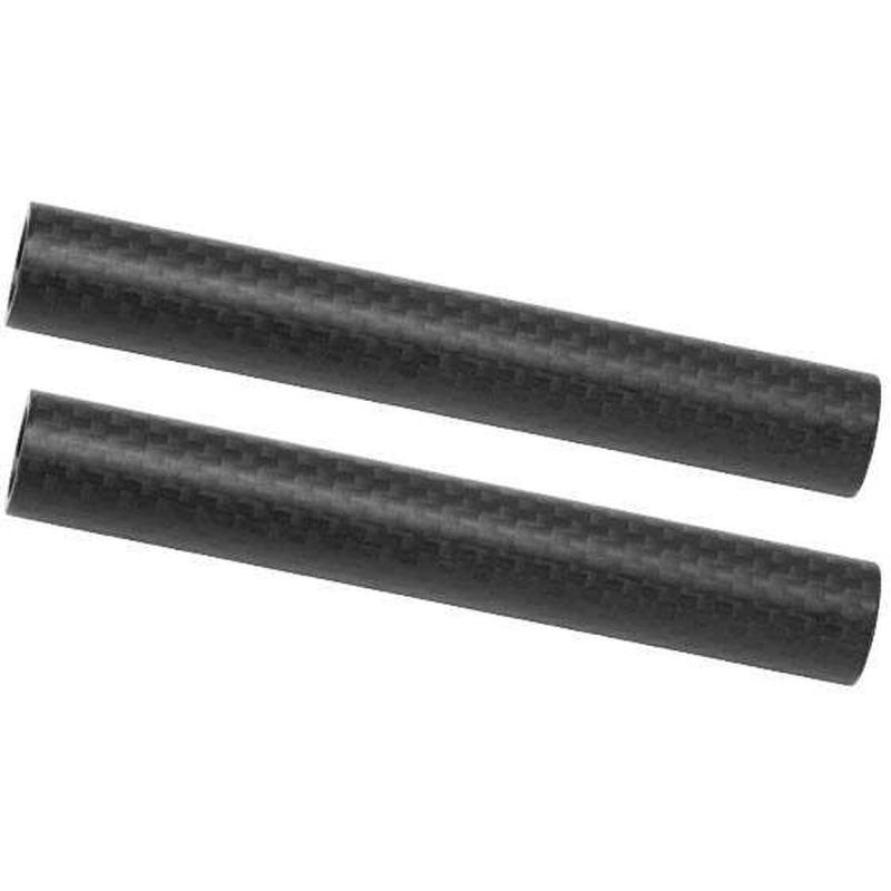 Nitze 15mm Carbon Fiber Rod (100MM/4&amp;#039;&amp;#039;) - 2 PCs (RCF15-100)