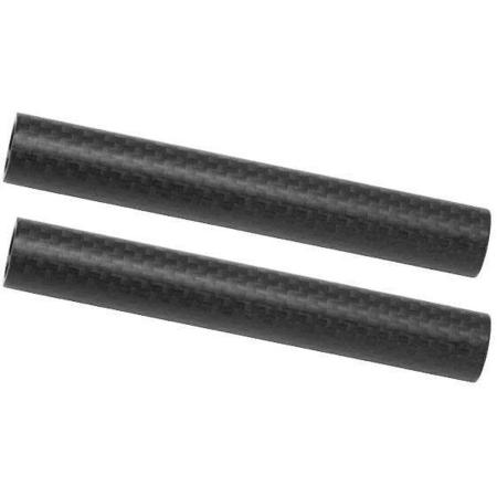 Nitze 15mm Carbon Fiber Rod (100MM/4&amp;#039;&amp;#039;) - 2 PCs (RCF15-100)