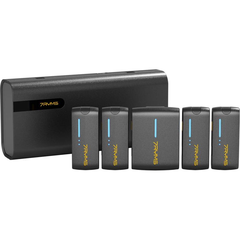 7Ryms Iray DW40 (Black) FOUR-Channel Wireless Microphone