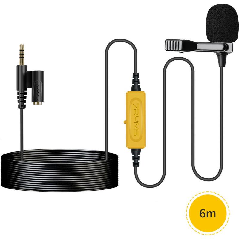 7Ryms S.LAV 01 Multi-Functional Lavalier Microphone (6 M)