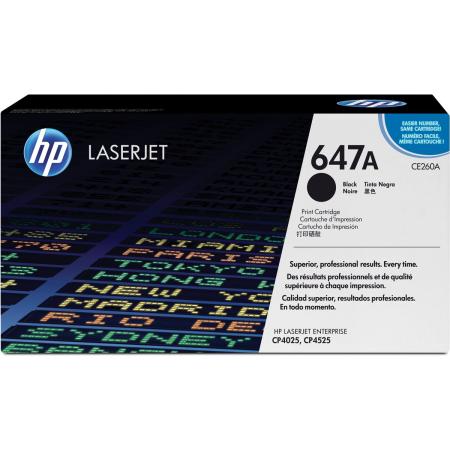 HP 647A Colour LaserJet Cartridge Black SC CE260A