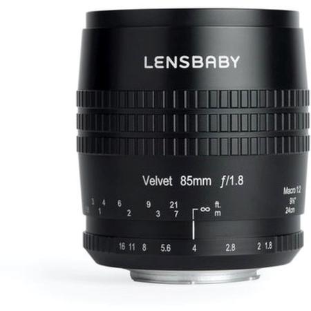 Lensbaby Velvet 85 Black Nikon