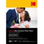 Kodak 20 Vel 280G/MÂ² Premium Fotopapier Hoog Glans (13x18)