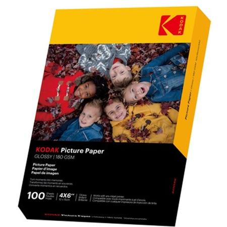 Kodak 100 Vellen Van 180G/MÂ² Fotopapier Glans A6 Formaat