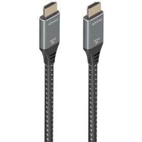 Cable HDMI 2.1 8K Aisens A150-0877/ HDMI Macho - HDMI Macho/ 7m/ Gris y Negro