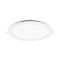 Downlight Iglux LS-102107-NB V2/ Circular/ Ø120 x 19mm/ Potencia 7W/ 540 Lúmenes/ 4000ºK/ Blanco