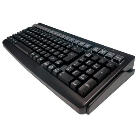 Teclado Pos Reducido Mustek MKB-800M Con Banda Magnética/ Negro