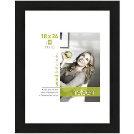 Nielsen Photo Frame 8988041 Apollon Black 18x24 / 13x18cm