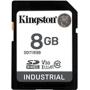 Kingston 8GB SDHC Industrial C10-40C To 85C UHS