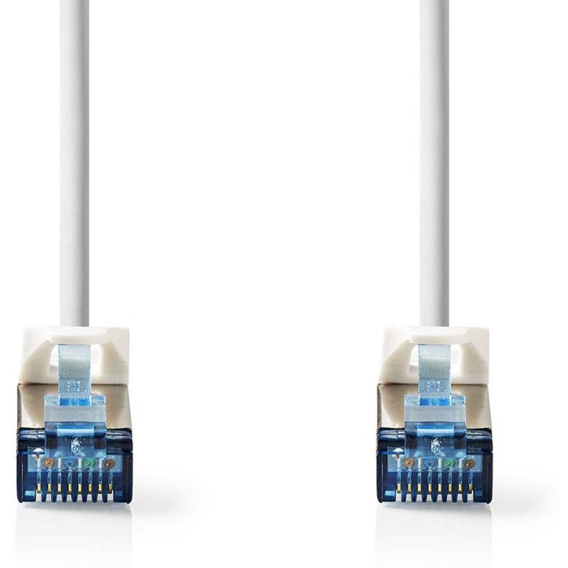 Nedis CAT6a Network Cable S/FTP RJ45 M RJ45 M 2 M Snagless Round LSZH Label