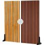 V-Flat World Wood Slats Light/Wood Slats Dark