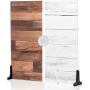 V-Flat World Whitewash/Hickory Planks - XL