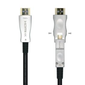 Cable HDMI 2.0 AOC 4K Desmontable Aisens A148-0513/ HDMI Macho / D Macho - HDMI Macho/ 40m/ Negro