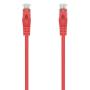 Cable de Red RJ45 AWG24 UTP Aisens A145-0562 Cat.6A/ LSZH/ 3m/ Rojo