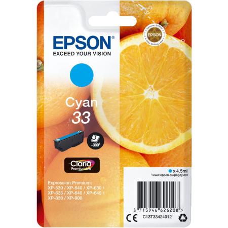Epson 33 Oranges Claria Premium Cyan