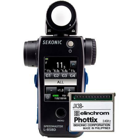 Sekonic L-858D + RT-El/PX Elinchrom/Phottix