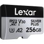 Lexar MicroSDXC Silver Plus UHS-1 256GB V30 R205/W100MB/s