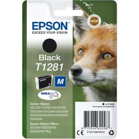 Epson T1281 Ink Cartridge Black Standard Capacity 5.9ml 1-PA