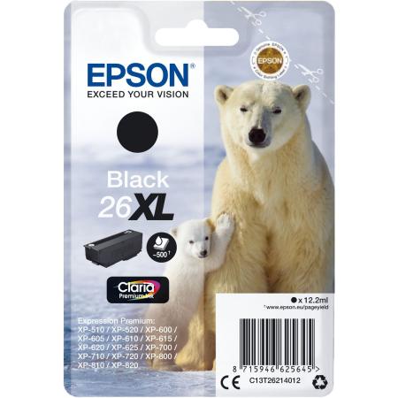 Epson 26XL Black High Capacity T26214012 Ijsbeer