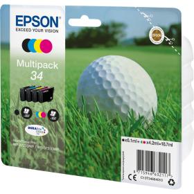 Epson Multipack 4-COLOURS 34 Ink DuraBrite Ultra BCMY