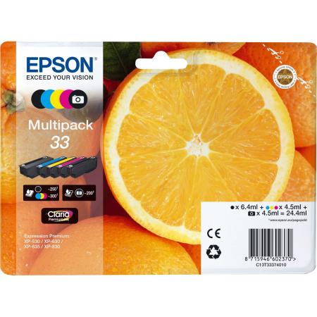 Epson Multipack Oranges Claria Premium Ink No Alarm T3337401