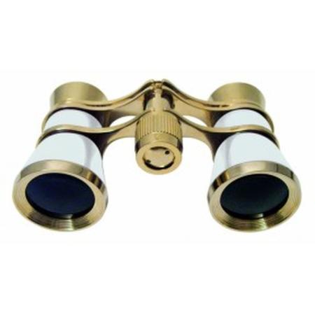 Braun Binocular Opera 3x25 Gold/ Pearl White