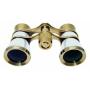 Braun Binocular Opera 3x25 Gold/ Pearl White