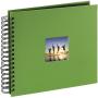 Hama Spiraalalbum Fine Art 28X24CM/50 Black Pages Green