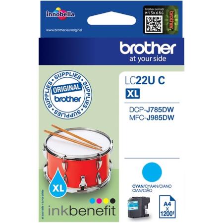 Brother LC22UC Ink Cartridge Cyan