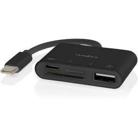 Nedis USB-Hub 1X USB-C 1X USB A 1X USB-C 4-Ports USB 2.0 USB Powered (Micro)SD