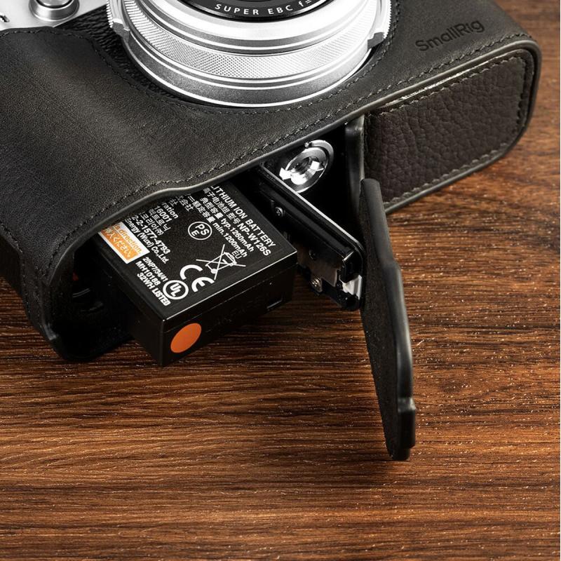SmallRig 4700 Leather Half Case Kit For Fujifilm X100VI (Black)