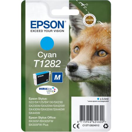 Epson T1282 Ink Cartridge Cyan Standard Capacity 3.5ml 1-PA